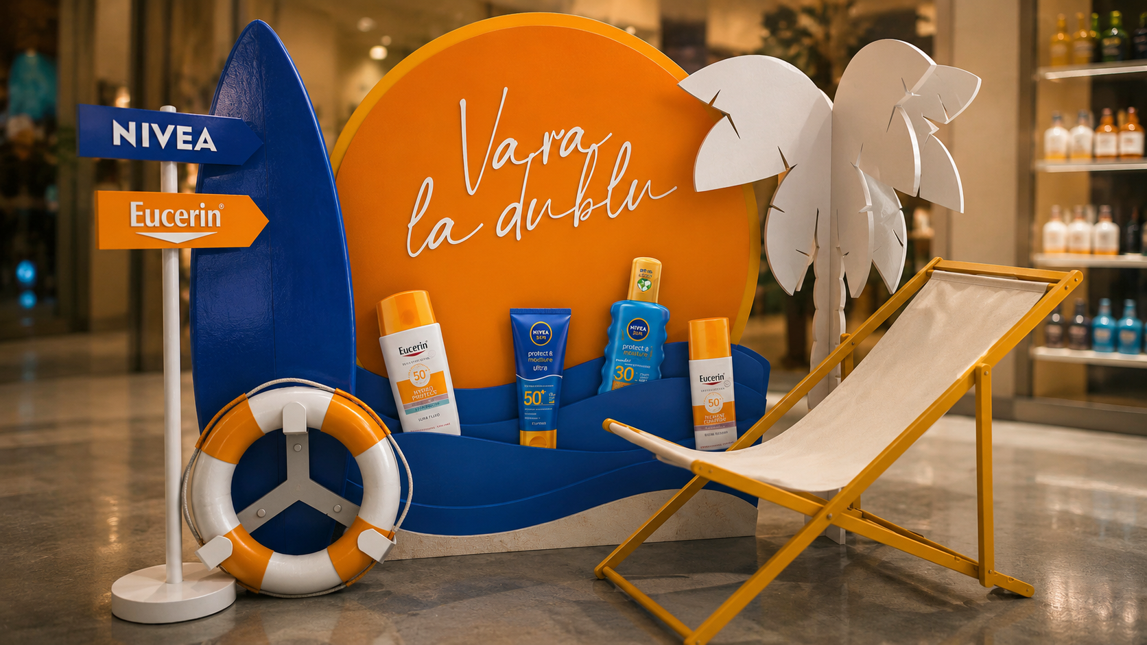 Photo corner Nivea and Eucerin